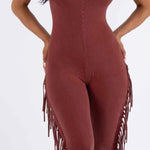 Fringe jumpsuit