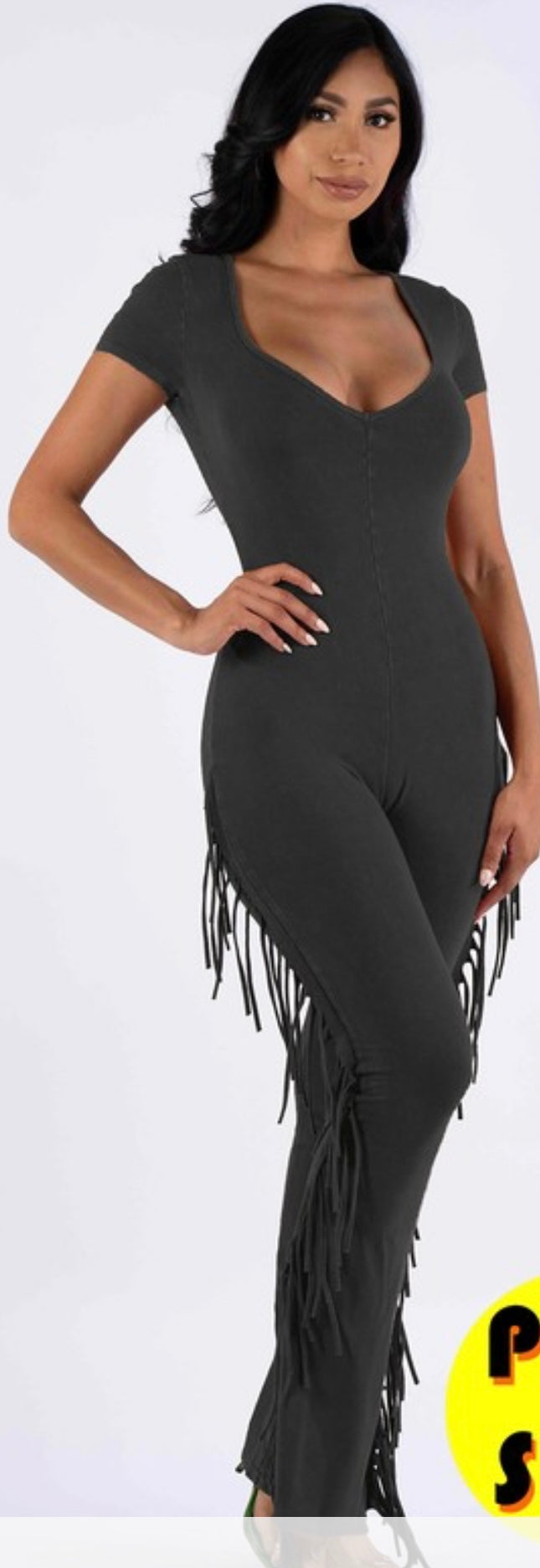 Fringe jumpsuit