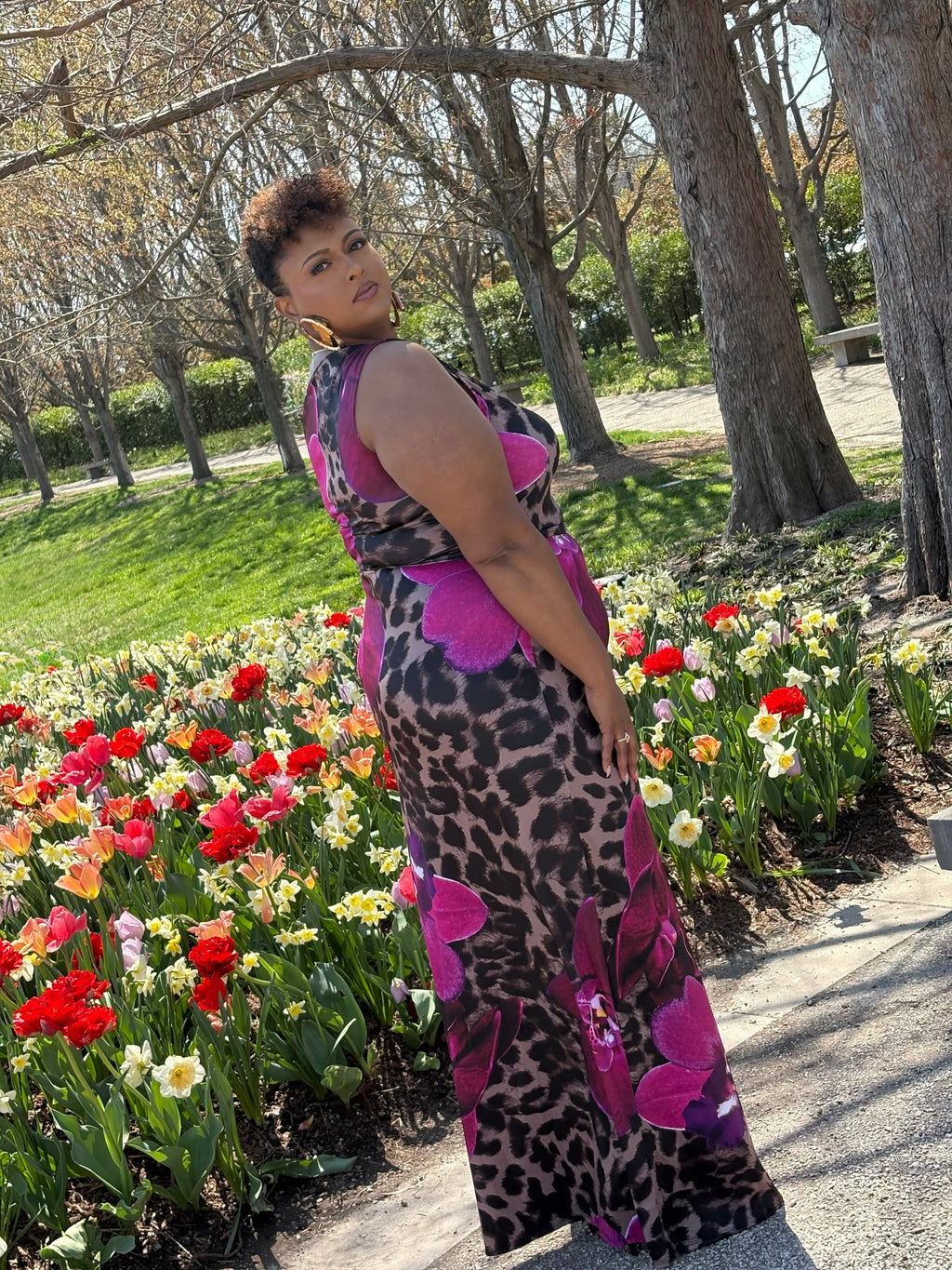 Flower skirt set