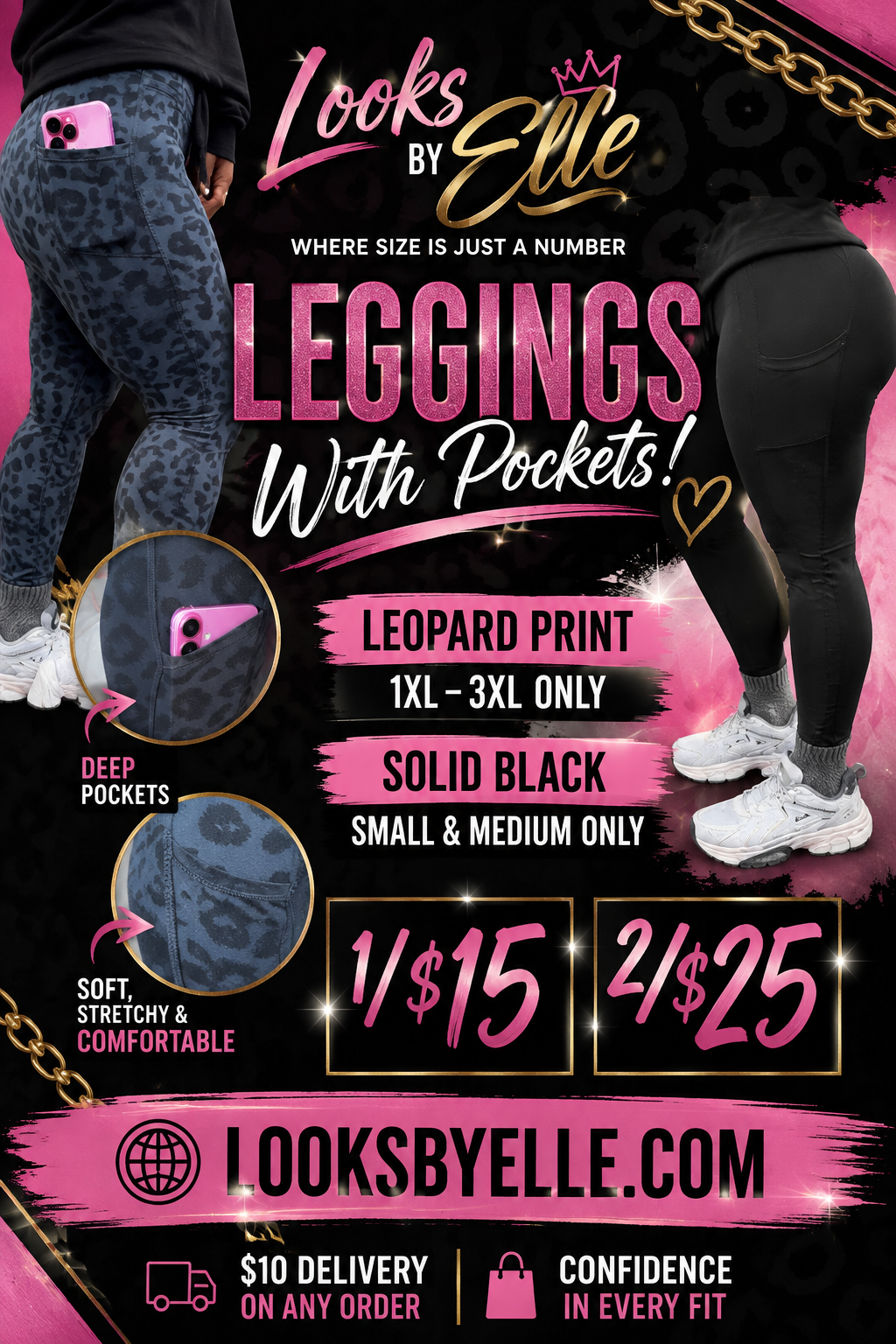 Leggings with pockets