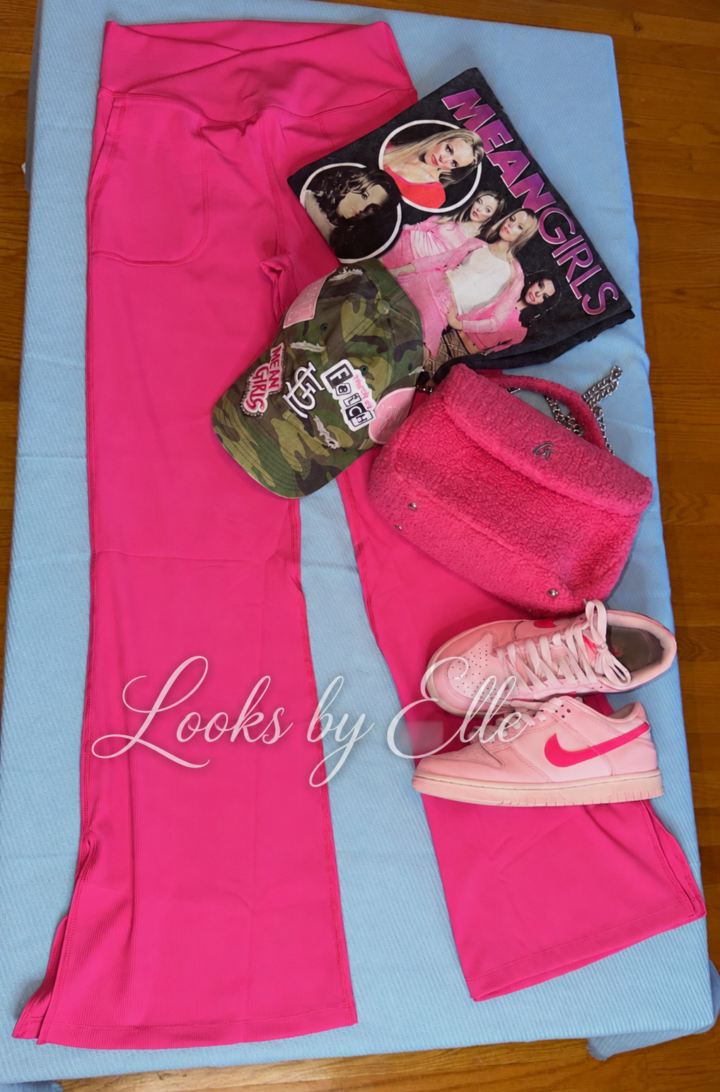 Flare ribbed yoga pants
