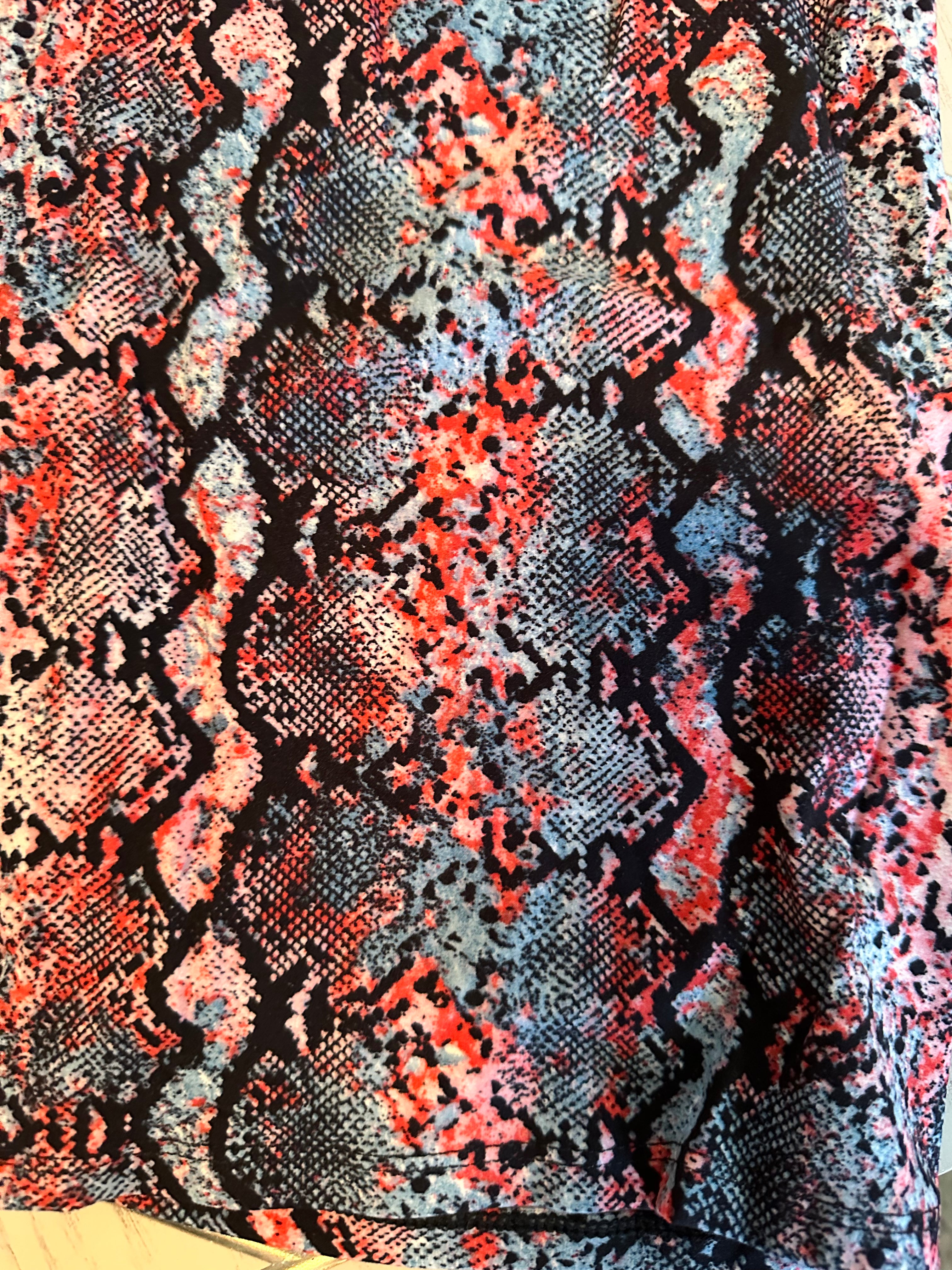 Red snakeskin