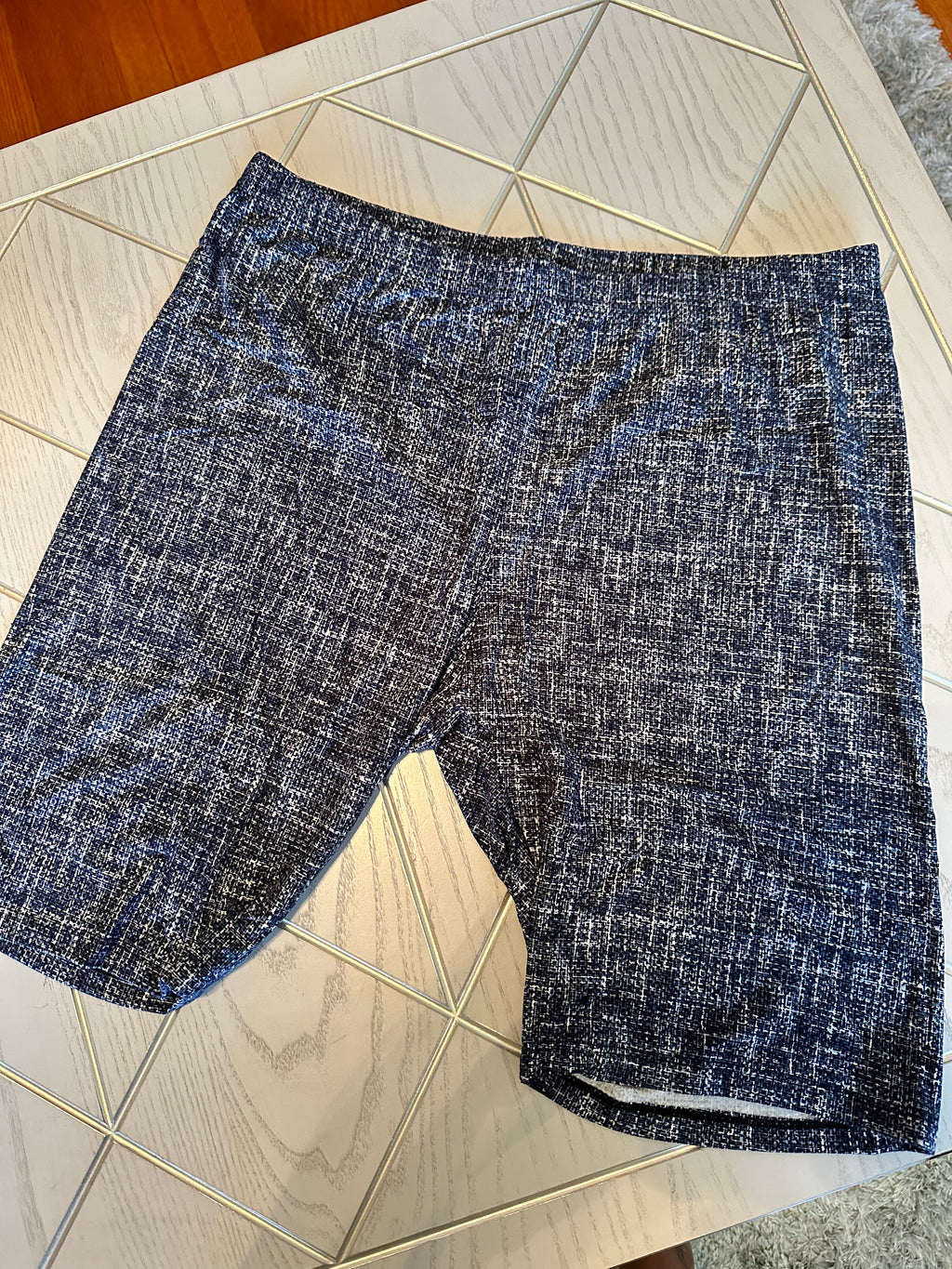 Tennis blues biker shorts