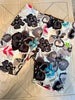 Hibiscus flower biker shorts